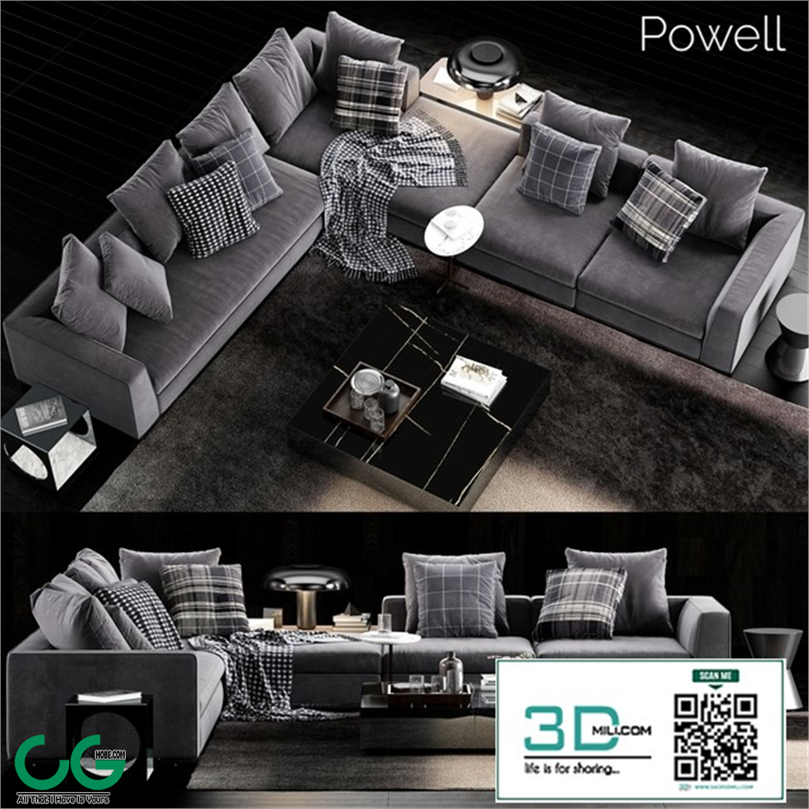 Minotti Powell Sofa 2